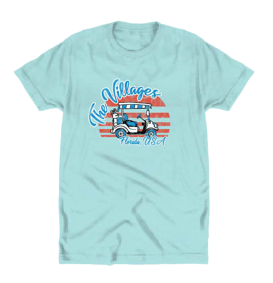 The Villages Golf Cart T-Shirt