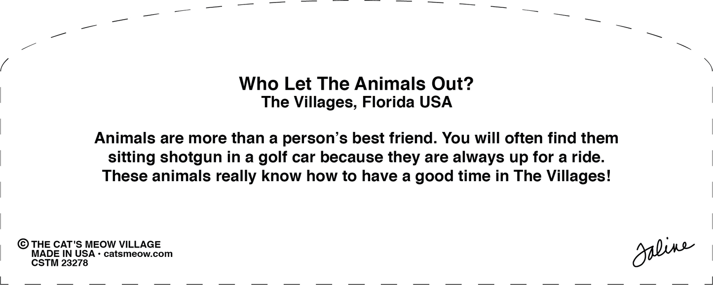 Who Let The Animals Out