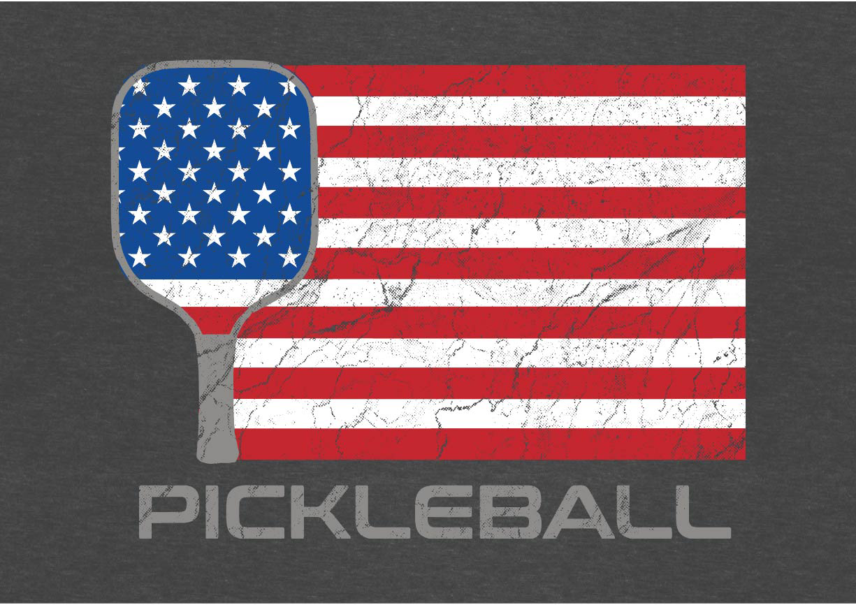 American Flag Pickleball Shirt